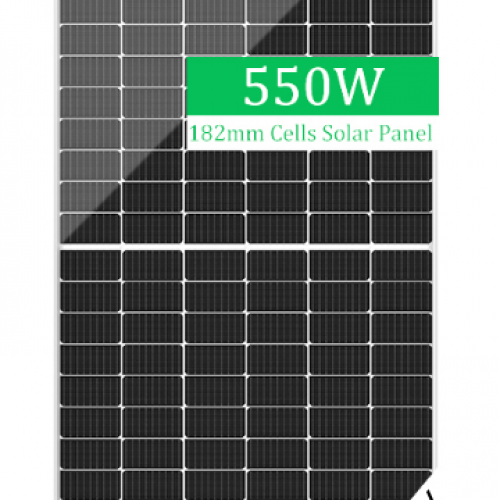 550W Half Cell Monocrystalline Silicon Solar PV Panel