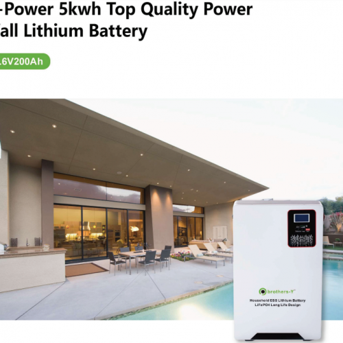 Li-Power 5kwh power wall Lithuim Battery