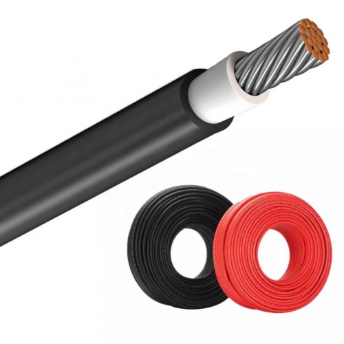 TUV Approval Red Black Battery DC 10mm PV Solar Cable