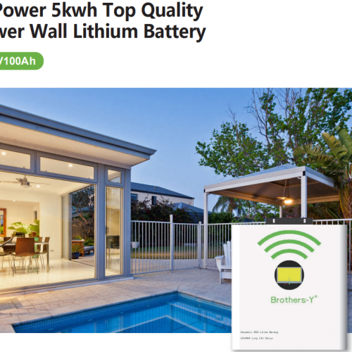 Li-Power 5KWH Top Quality Power Wall Lithium Battery