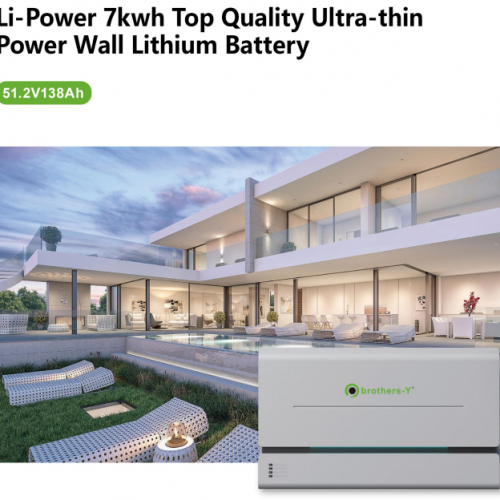 Li-power 7kwh 51.2V  rechargeable Lithium Battery 